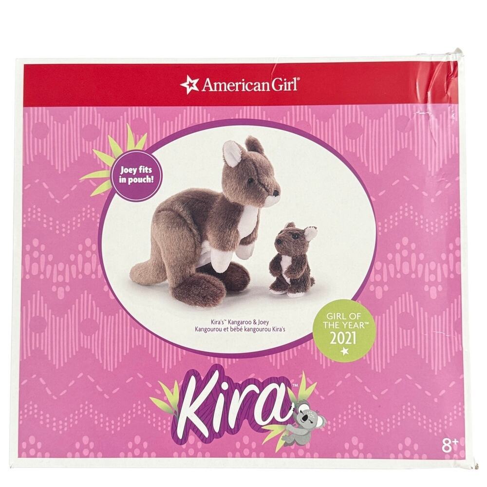 American Girl Kira's Kangaroo & Joey (Slight Box Damage)